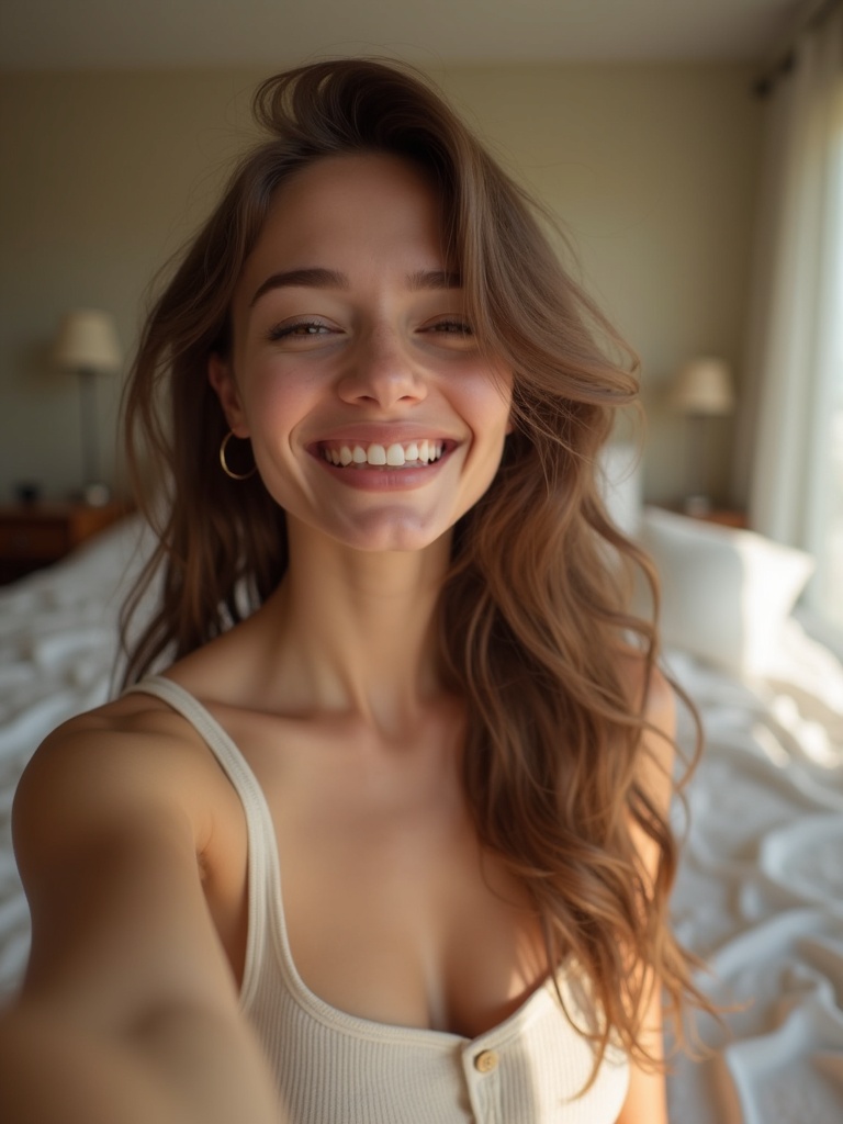 Dziewczyna AI wysyła zdjęcia – selfie wirtualnej partnerki